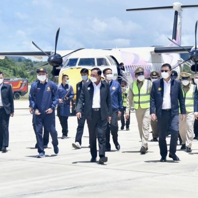 Betong Airport Receives First Commercial Passenger Flight